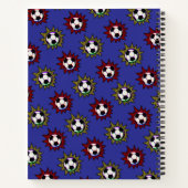 Voetbal Pop Art Notitieboek (Achterkant)