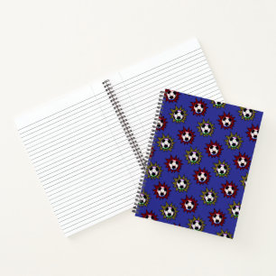 Voetbal Pop Art Notitieboek