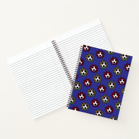 Voetbal Pop Art Notitieboek (Binnen)