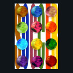 Voetbal Pop Art Poster Brazilië 2014<br><div class="desc">Soccer pop art poster voor ventilatoren van brandstof over de hele wereld. Dream van het winnen van de beker in Brazilië in 2014. U kunt het poster ook supersize of een kleinere grootte van het poster kiezen.</div>