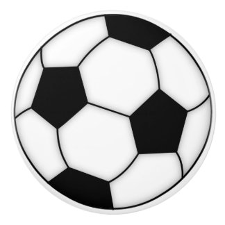 Voetbal Porcelain Knobs Keramische Knop