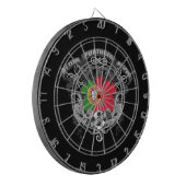 Voetbal Portugal Dartbord (Voorkant Links)