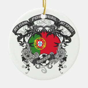 Voetbal Portugal Keramisch Ornament