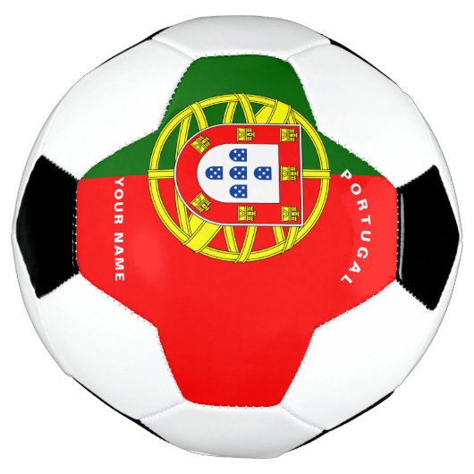 Voetbal Portugese vlag (Gedraaid)