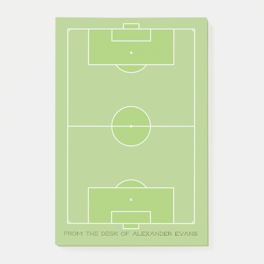 Voetbal Post-it® Notes (Voorkant)