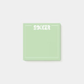 Voetbal  post-it® notes (Voorkant)
