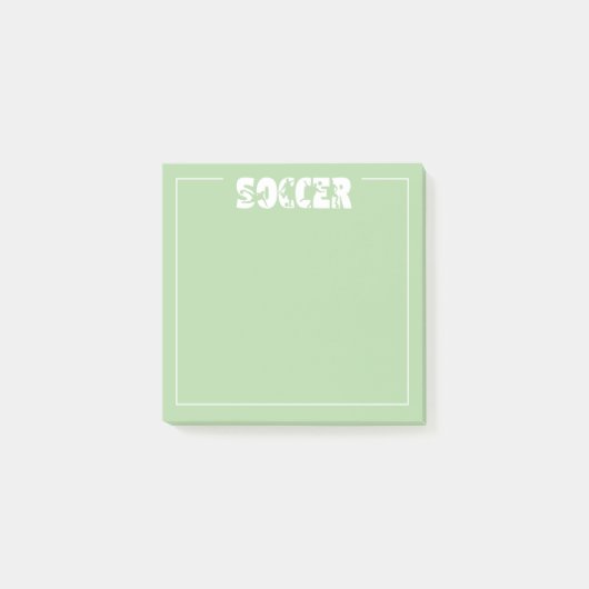Voetbal post-it® notes (Voorkant)