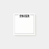 Voetbal post-it® notes (Voorkant)