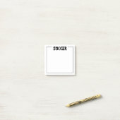 Voetbal post-it® notes (Op bureau)