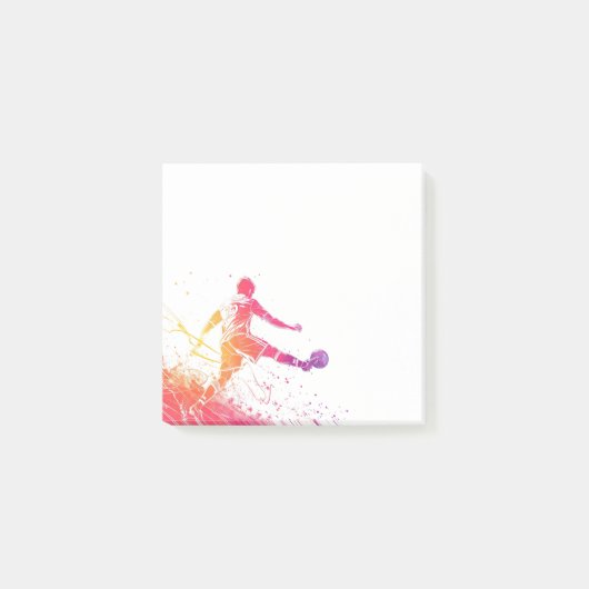 Voetbal Post-it® Notes (Voorkant)