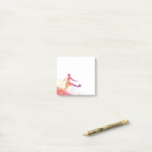 Voetbal Post-it® Notes (Op bureau)