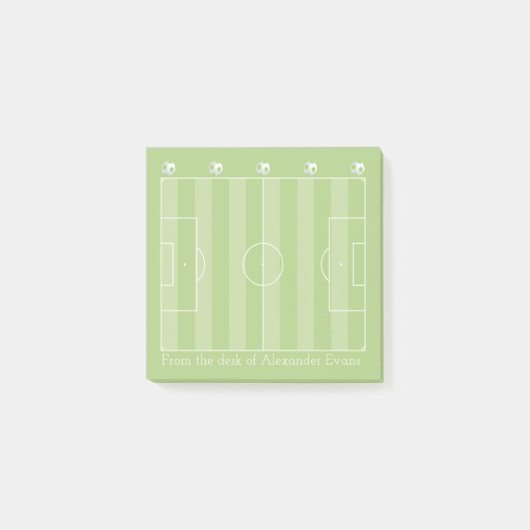 Voetbal Post-it® Notes (Voorkant)