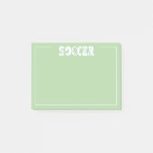 Voetbal  post-it® notes (Voorkant)