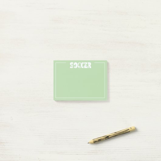 Voetbal post-it® notes (Op bureau)
