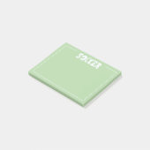 Voetbal  post-it® notes (Schuin)
