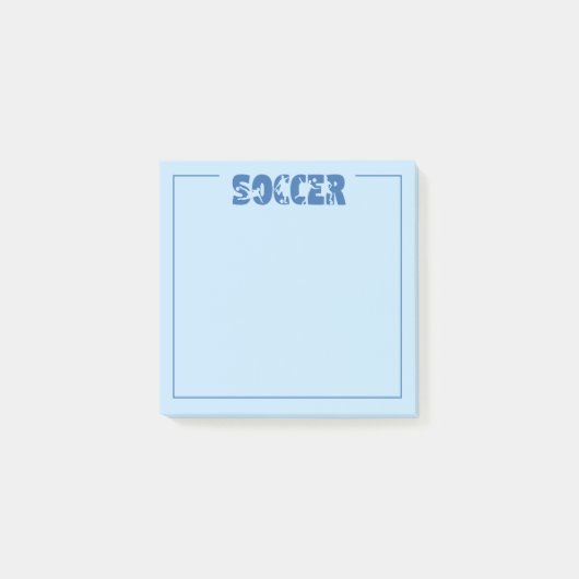 Voetbal  post-it® notes (Voorkant)