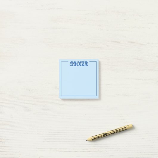 Voetbal post-it® notes (Op bureau)