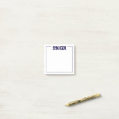 Voetbal  post-it® notes (Op bureau)