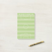 Voetbal Post-it® Notes (Op bureau)