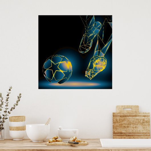 Voetbal Poster (Keuken)