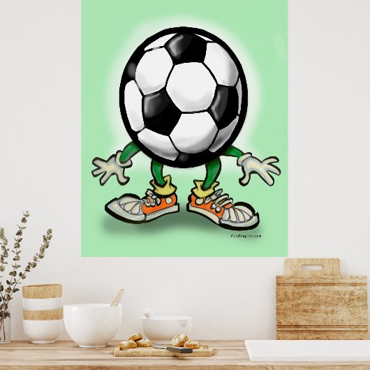 Voetbal Poster (Keuken)