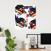 VOETBAL POSTER (Thuiskantoor)
