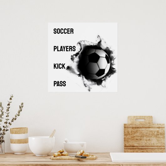 Voetbal Poster (Keuken)