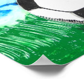 Voetbal Poster, 10 x 8 inch Poster (Hoek)