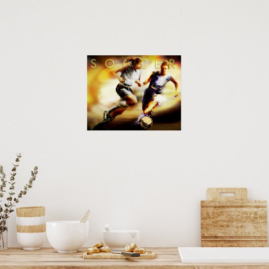 Voetbal_poster Poster (Keuken)