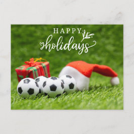 Voetbal Prettige feestdagen met kerstkerstmis