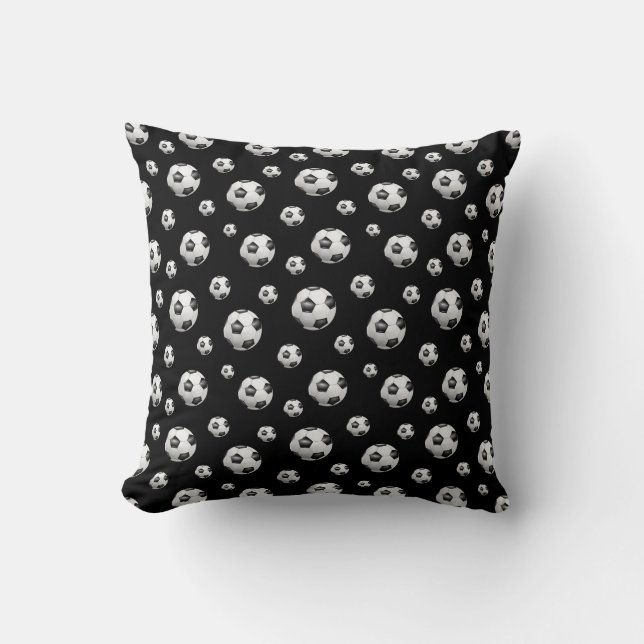 Voetbal Print Worp Kussen (Voorkant)
