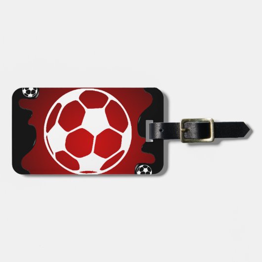 VOETBAL PRODUCTEN BAGAGELABEL (Voorkant horizontaal)