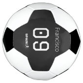 Voetbal Professioneel Monochroom Editie Atleet (Gedraaid)