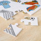 Voetbal puzzel  (Zijkant)