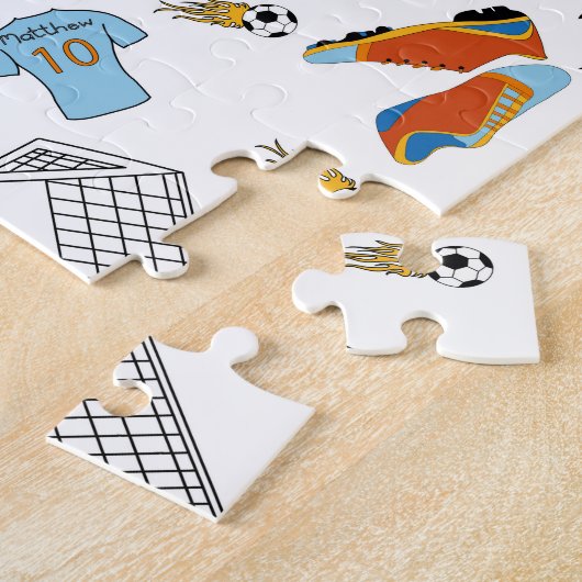 Voetbal puzzel (Zijkant)