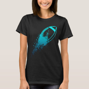 Voetbal Quarterback Lineman Vintage Voetbal Spelen T-shirt