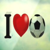 Voetbal Raamsticker (Vel 3)