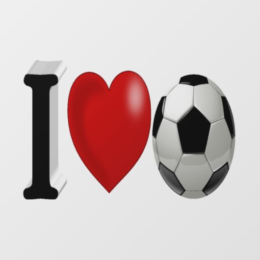 Voetbal Raamsticker (Vel)