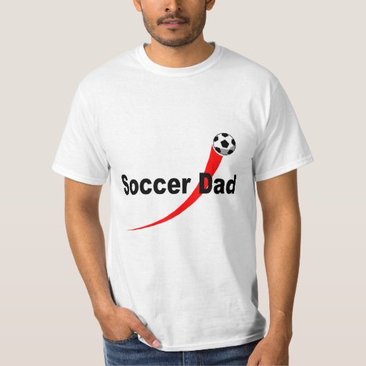 Voetbal (Rd/Blk) T-shirt (Voorkant)
