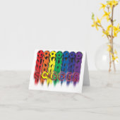 Voetbal Regenboog Kaart (Gele Bloem)