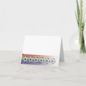 Voetbal Regenboog Kaart (Achterkant)