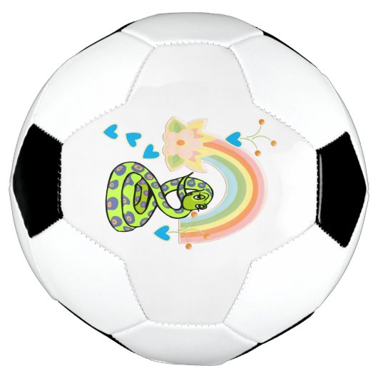 Voetbal regenboogworm (Gedraaid)