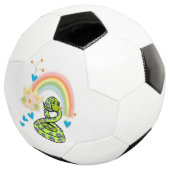 Voetbal regenboogworm (Drie kwart)