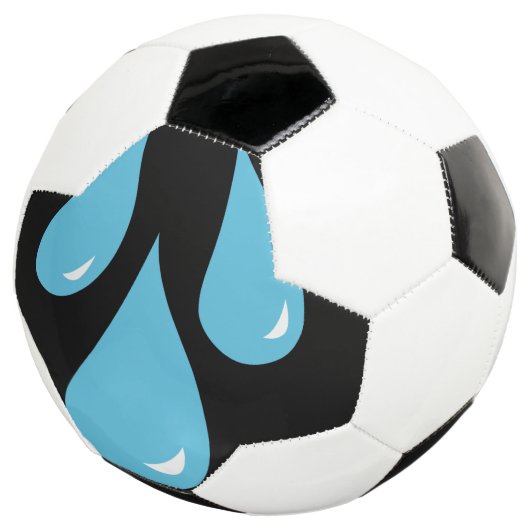 Voetbal Regendruppels (Drie kwart)
