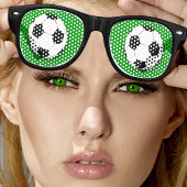 Voetbal retro Shades /Fun Party Sunbril Retro Zonnebril