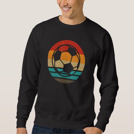 Voetbal Retrostijl Vintage Trui (Voorkant)