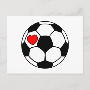 voetbal (Rode hars) Briefkaart