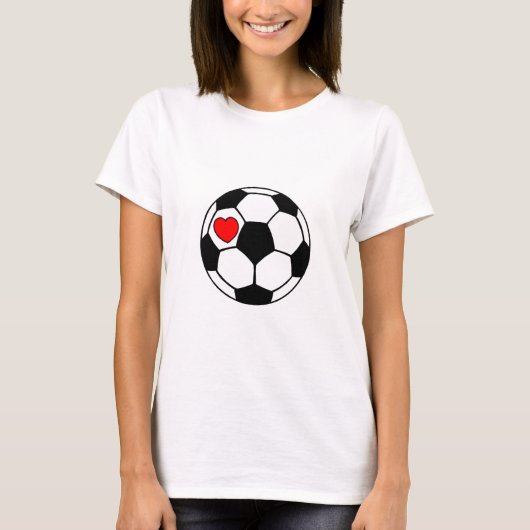 Voetbal (Rode hars) T-shirt (Voorkant)
