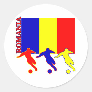 Voetbal Roemenië Ronde Sticker