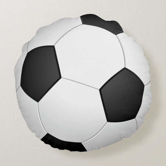 Voetbal rond kussen (Achterkant)